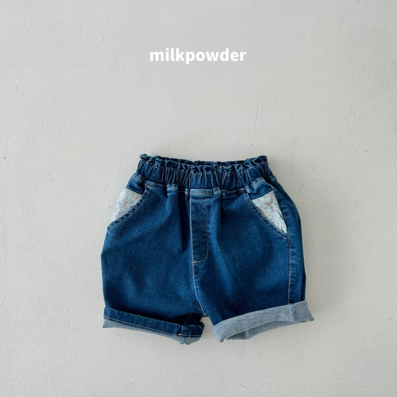 Milk Powder - Korean Children Fashion - #kidzfashiontrend - Patch Denim Jeans - 10