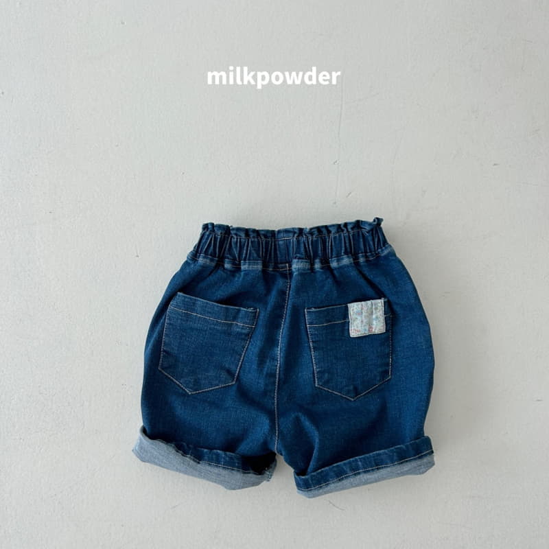 Milk Powder - Korean Children Fashion - #littlefashionista - Patch Denim Jeans - 12