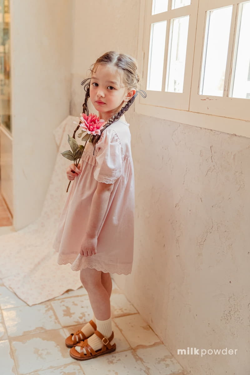 Milk Powder - Korean Children Fashion - #magicofchildhood - Lace One-piece - 5