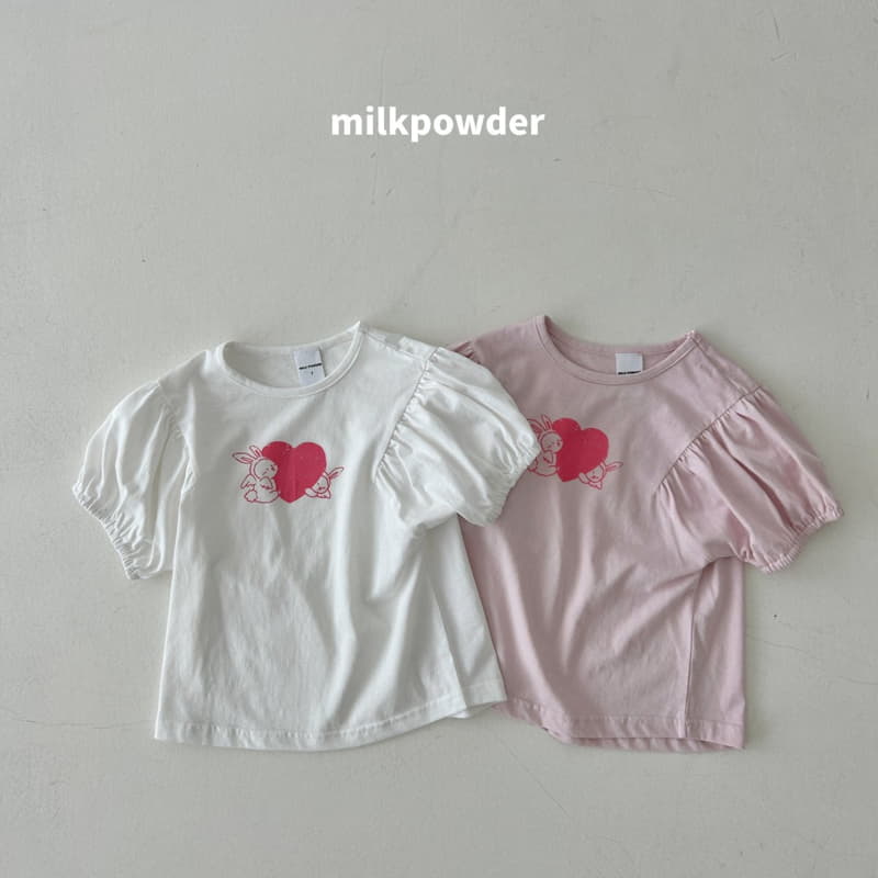 Milk Powder - Korean Children Fashion - #prettylittlegirls - Puff Tee - 8