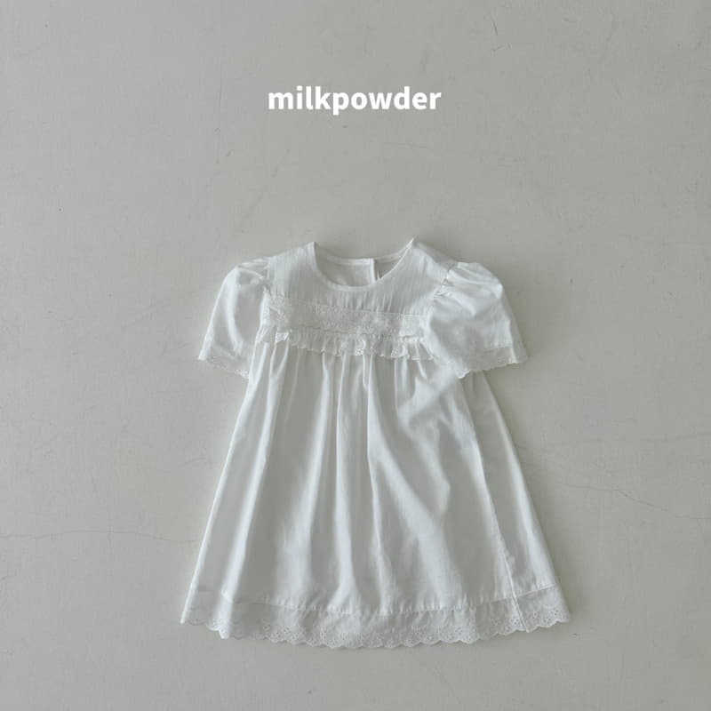 Milk Powder - Korean Children Fashion - #stylishchildhood - Lace One-piece - 10