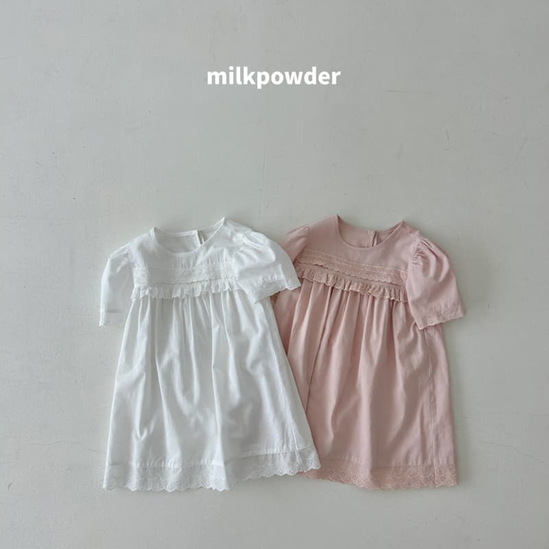 Milk Powder - Korean Children Fashion - #toddlerclothing - Lace One-piece - 9