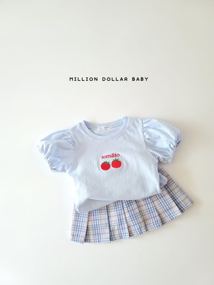 Million Dollar Baby - Korean Children Fashion - #Kfashion4kids - Pop Corn Check Skirt - 2