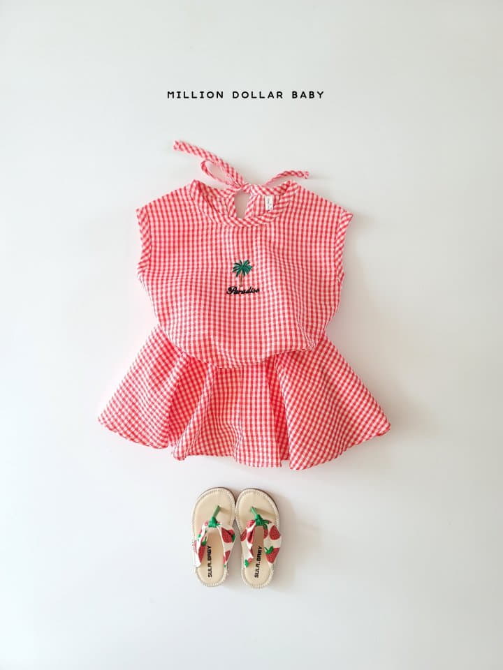 Million Dollar Baby - Korean Children Fashion - #fashionkids - Palm Tree Top Bottom Set