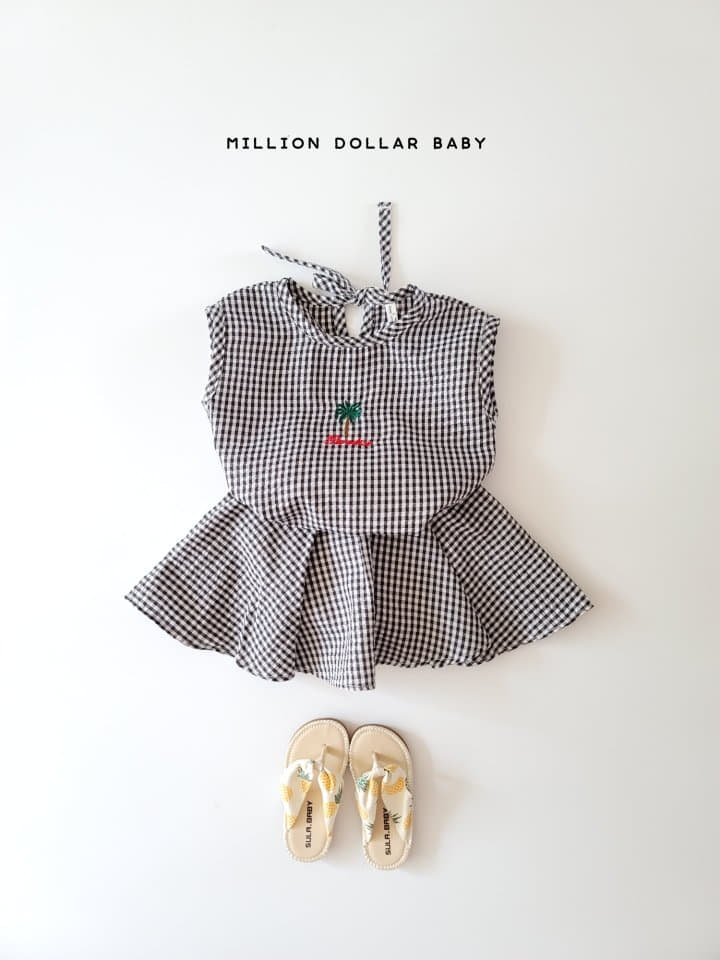 Million Dollar Baby - Korean Children Fashion - #littlefashionista - Palm Tree Top Bottom Set - 6