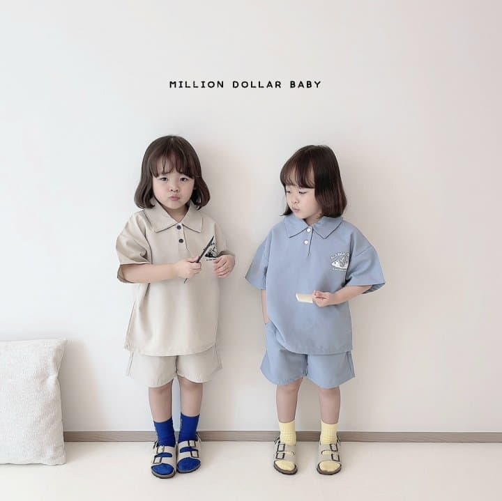 Million Dollar Baby - Korean Children Fashion - #magicofchildhood - Cruise Collar Pants Set - 8