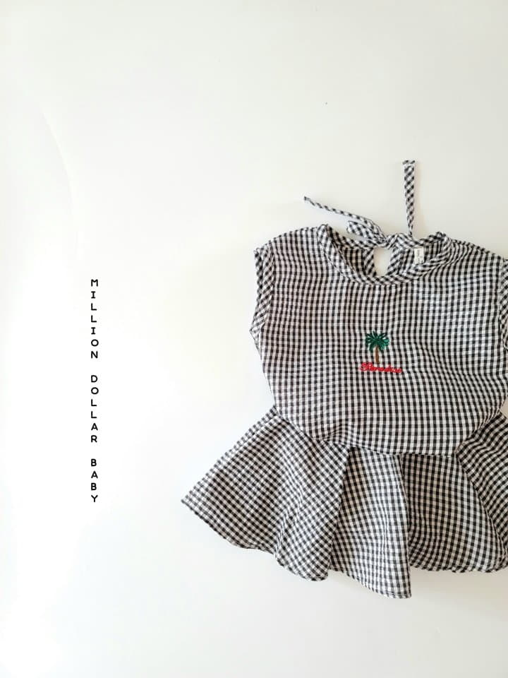 Million Dollar Baby - Korean Children Fashion - #magicofchildhood - Palm Tree Top Bottom Set - 7