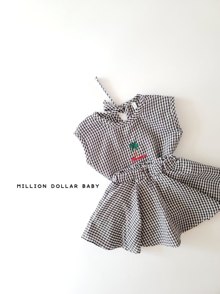 Million Dollar Baby - Korean Children Fashion - #minifashionista - Palm Tree Top Bottom Set - 8
