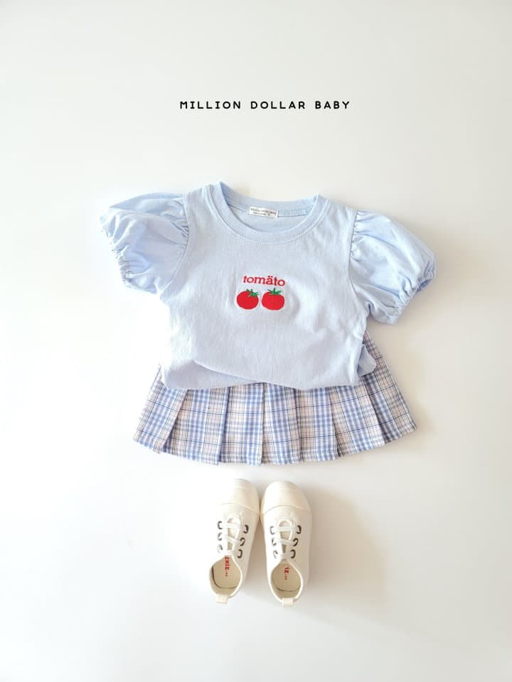 Million Dollar Baby - Korean Children Fashion - #minifashionista - Pop Corn Check Skirt - 5