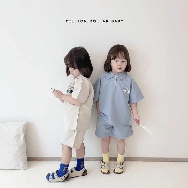 Million Dollar Baby - Korean Children Fashion - #todddlerfashion - Cruise Collar Pants Set - 11
