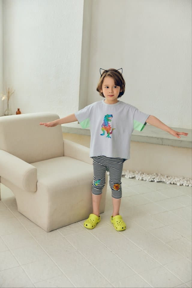 Mimico - Korean Children Fashion - #childofig - Cool Dino Tee