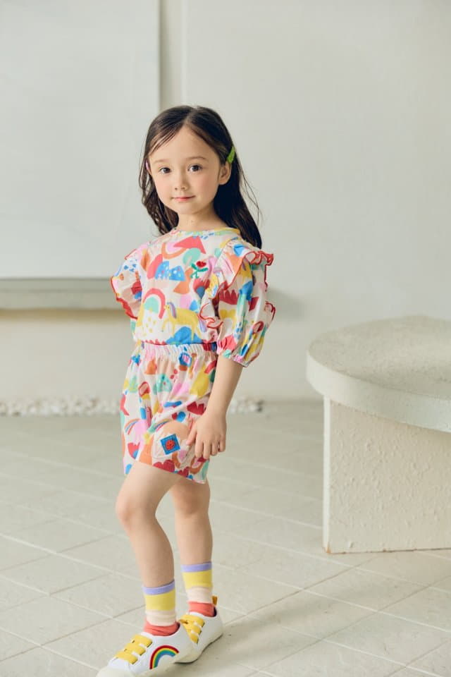Mimico - Korean Children Fashion - #childofig - Floral Tee - 4