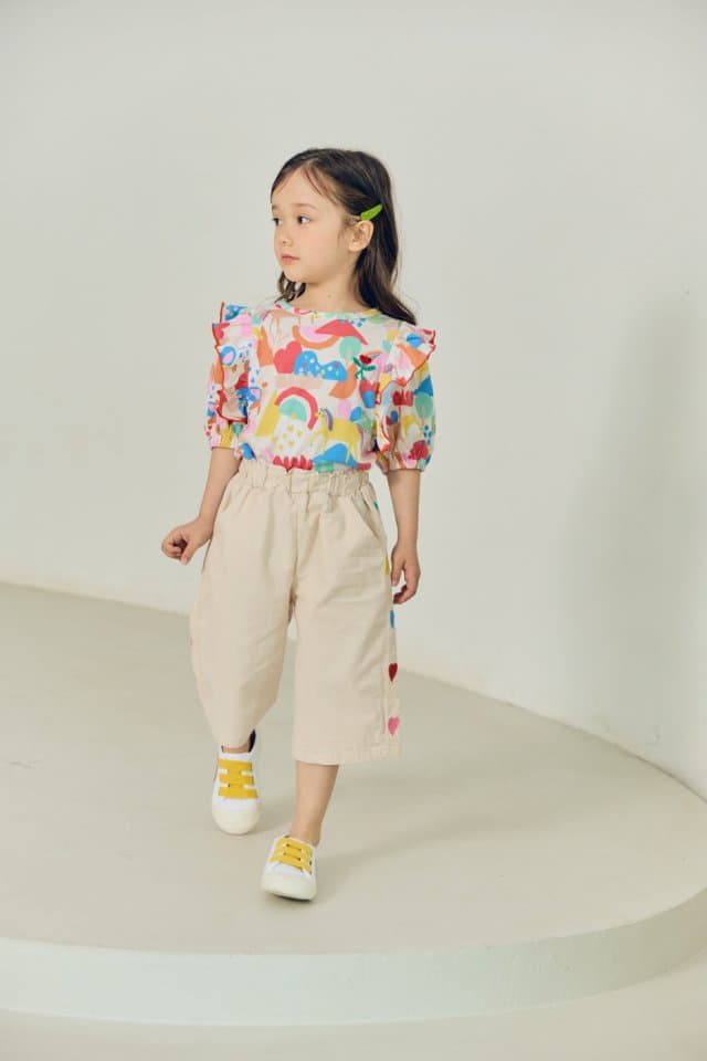 Mimico - Korean Children Fashion - #childrensboutique - Heart Pants