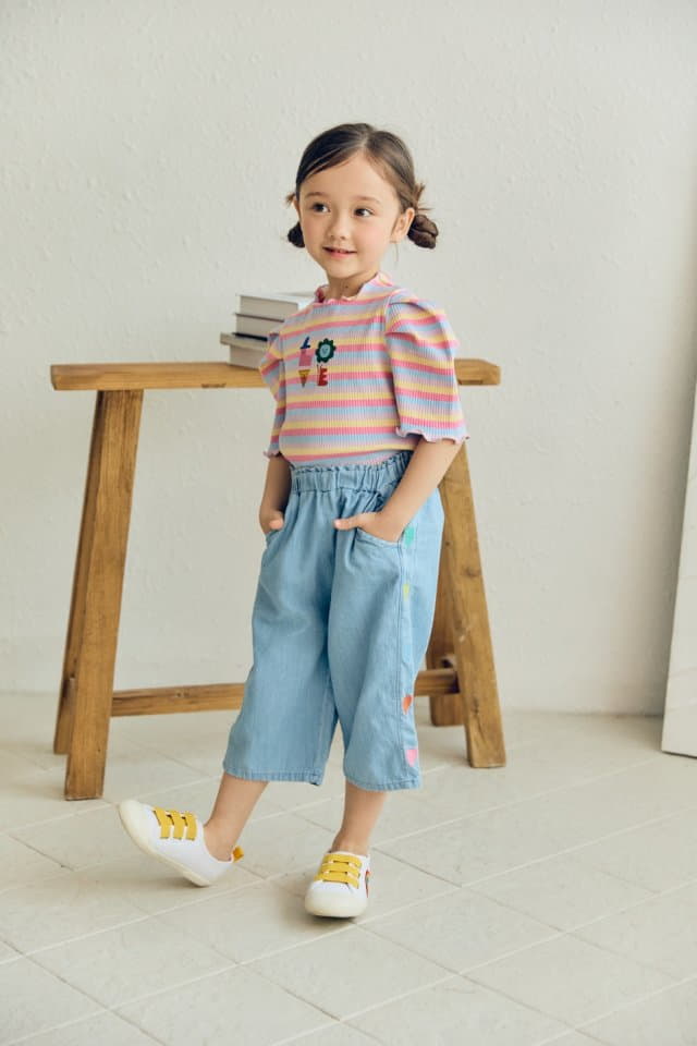 Mimico - Korean Children Fashion - #designkidswear - Heart Jeans