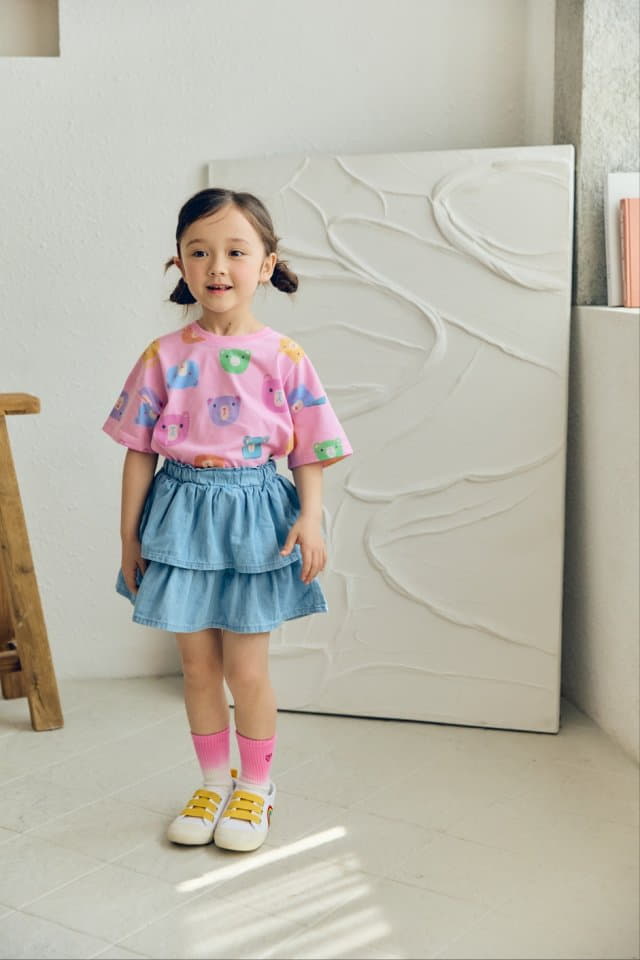 Mimico - Korean Children Fashion - #littlefashionista - Jelly Bear Tee