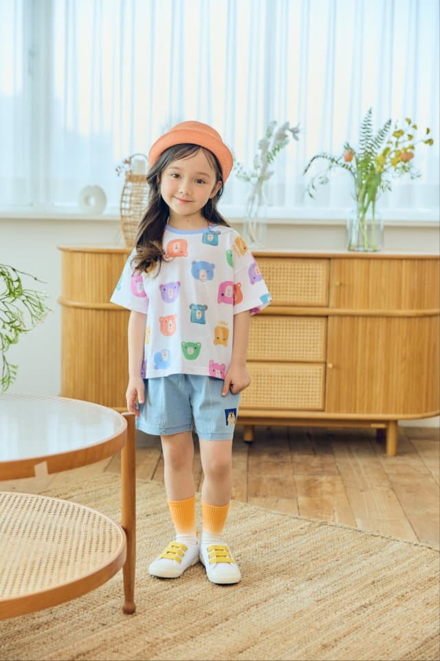 Mimico - Korean Children Fashion - #minifashionista - Jelly Bear Tee - 4