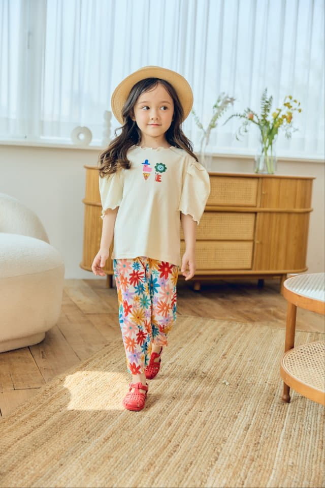 Mimico - Korean Children Fashion - #prettylittlegirls - Love Pang Tee