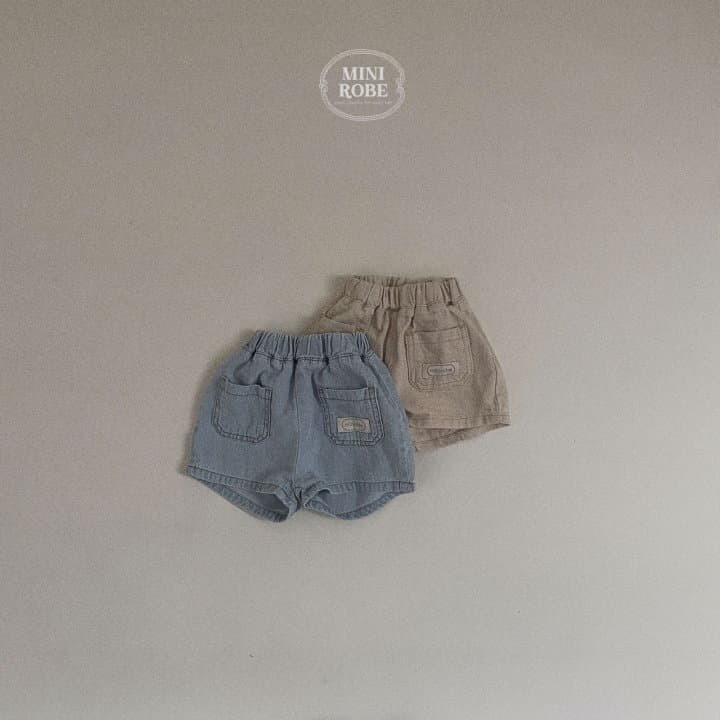 Mini Robe - Korean Baby Fashion - #babyboutique - Denim Shorts - 2
