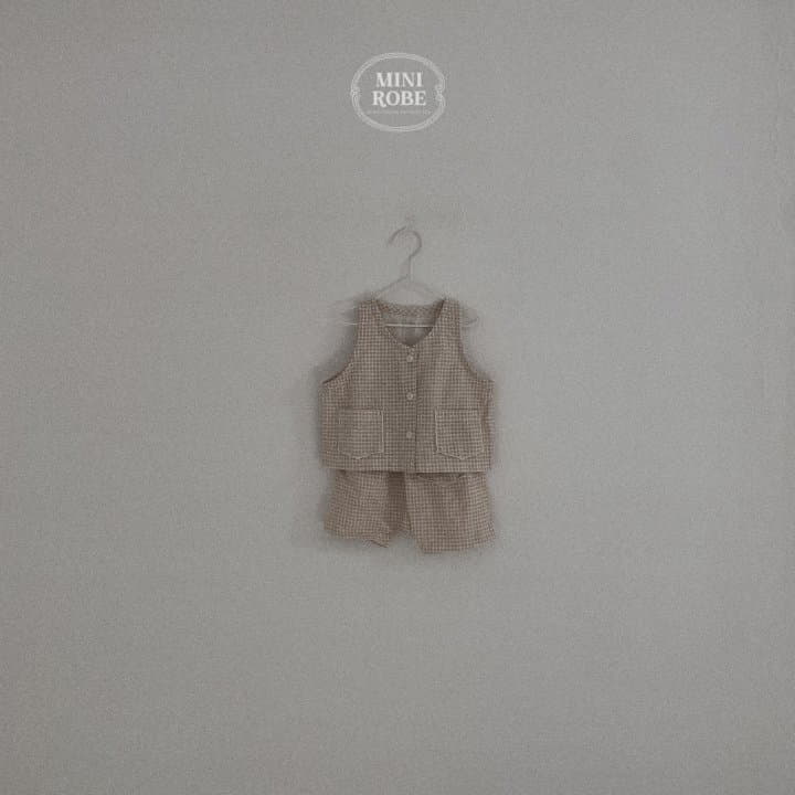 Mini Robe - Korean Baby Fashion - #babyclothing - Monaka Vest - 10