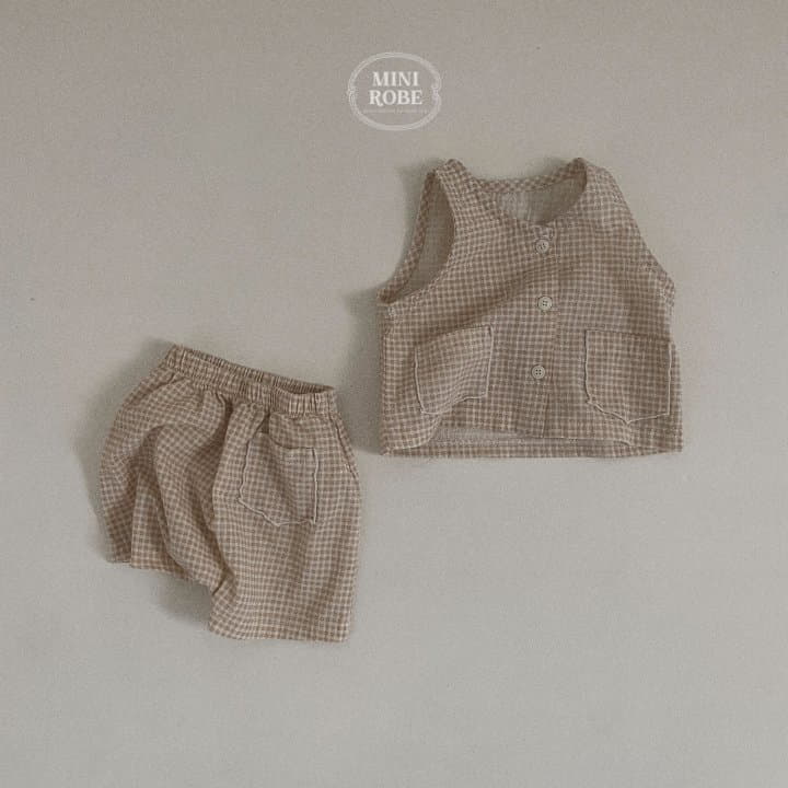 Mini Robe - Korean Baby Fashion - #babyfever - Monaka Vest - 12