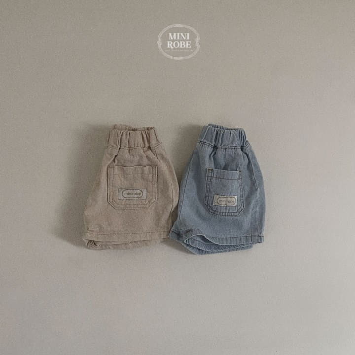 Mini Robe - Korean Baby Fashion - #babyfever - Denim Shorts - 6