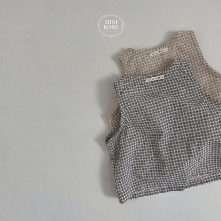 Mini Robe - Korean Baby Fashion - #babyoutfit - Monaka Vest - 3