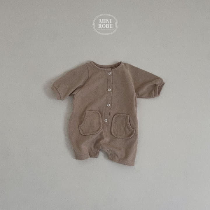Mini Robe - Korean Baby Fashion - #babywear - Peka Bodysuit - 8