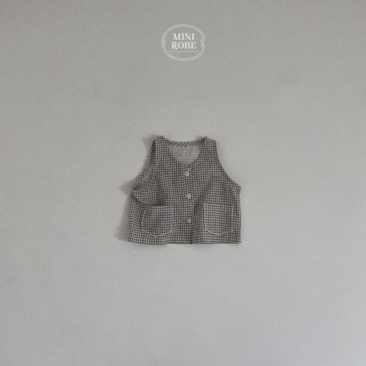 Mini Robe - Korean Baby Fashion - #onlinebabyboutique - Monaka Vest - 5