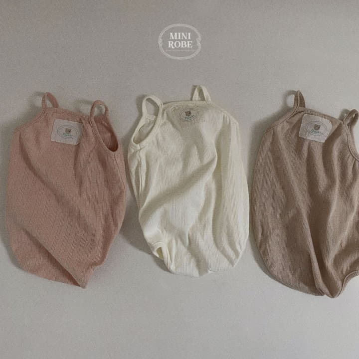 Mini Robe - Korean Baby Fashion - #onlinebabyboutique - Bear Bodysuit - 5