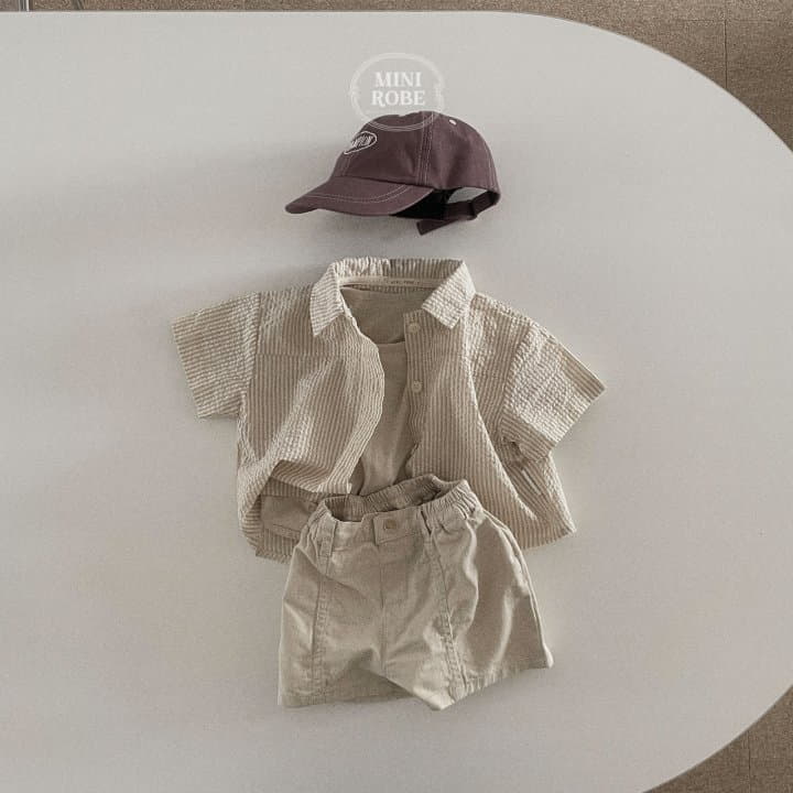 Mini Robe - Korean Baby Fashion - #onlinebabyboutique - Chino Shorts - 11