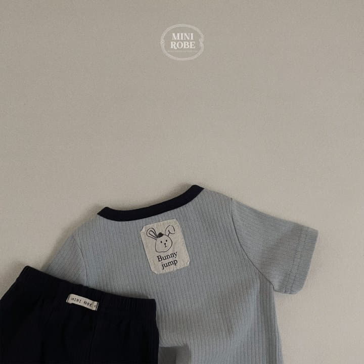 Mini Robe - Korean Baby Fashion - #onlinebabyshop - Bunny Top Bottom Set - 9