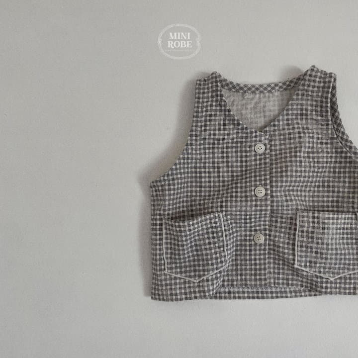 Mini Robe - Korean Baby Fashion - #onlinebabyshop - Monaka Vest - 6