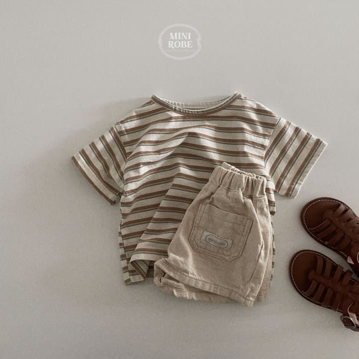 Mini Robe - Korean Baby Fashion - #onlinebabyshop - Candy Stripes Tee - 11