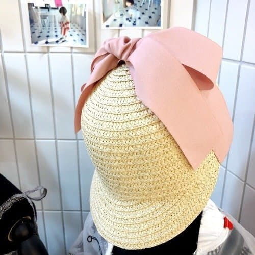 Miso - Korean Children Fashion - #fashionkids - Ribbon Straw Hat - 4