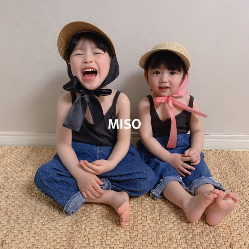 Miso - Korean Children Fashion - #kidzfashiontrend - Ribbon Straw Hat - 6