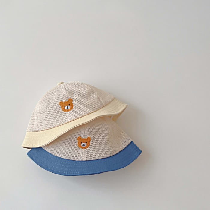 Miso - Korean Children Fashion - #littlefashionista - Bebe Bear Bucket Hat - 12