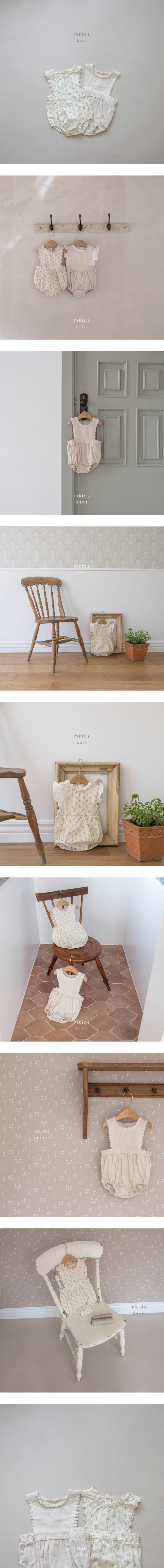 Mkids - Korean Baby Fashion - #babyboutiqueclothing - Alice Bodysuit Natural