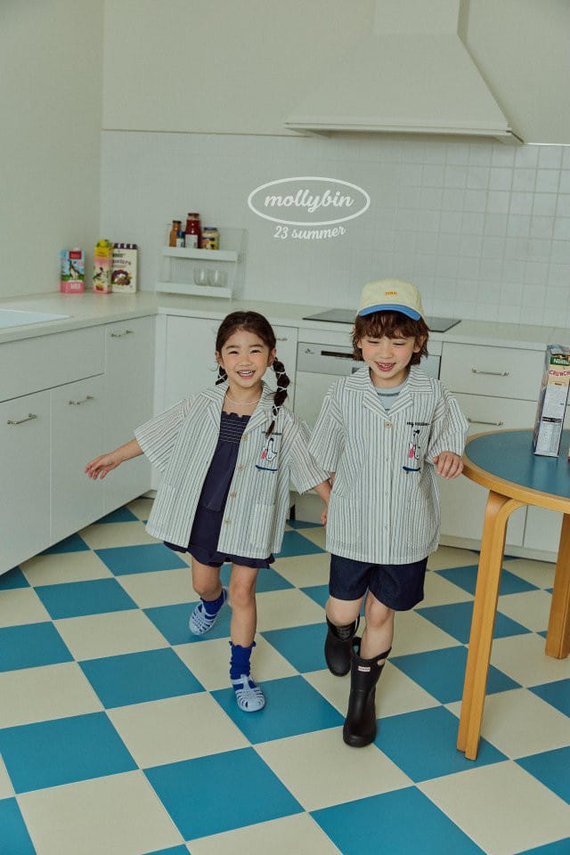 Mollybin - Korean Children Fashion - #childofig - Vacation Shirt - 7