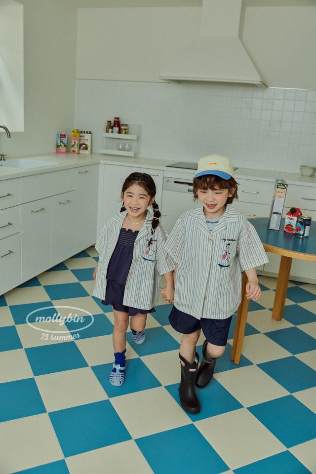 Mollybin - Korean Children Fashion - #childrensboutique - Vacation Shirt - 8