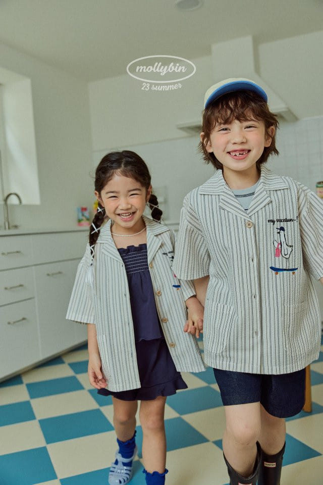 Mollybin - Korean Children Fashion - #designkidswear - Vacation Shirt - 9