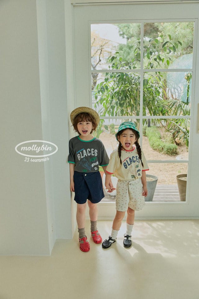 Mollybin - Korean Children Fashion - #designkidswear - Ice Cream Color Tee - 12
