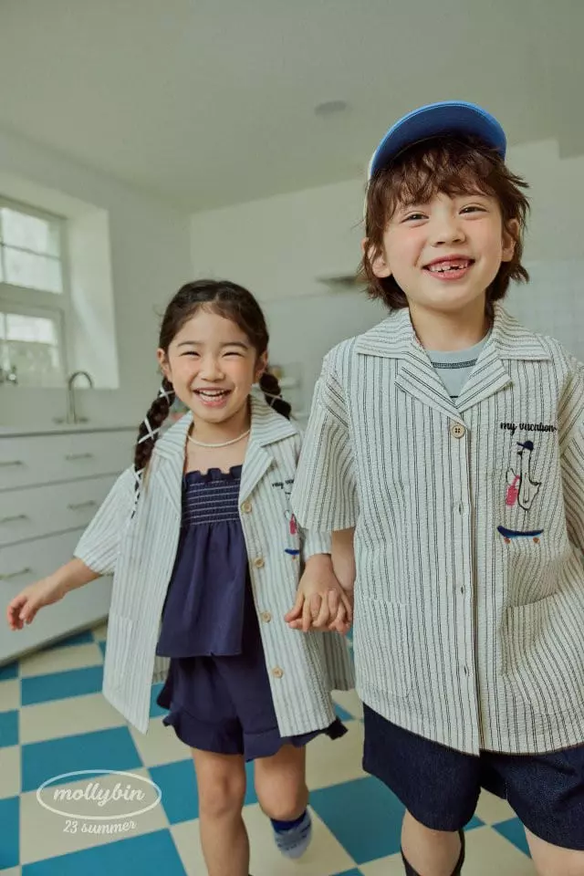 Mollybin - Korean Children Fashion - #discoveringself - Vacation Shirt - 10