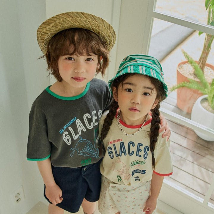 Mollybin - Korean Children Fashion - #kidzfashiontrend - Ice Cream Color Tee