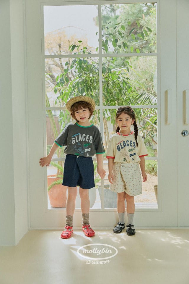 Mollybin - Korean Children Fashion - #littlefashionista - Ice Cream Color Tee - 4