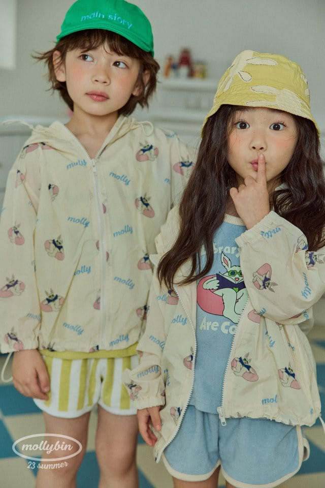 Mollybin - Korean Children Fashion - #magicofchildhood - Summer Rabbit Wind Jumper - 2