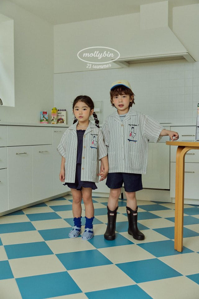 Mollybin - Korean Children Fashion - #prettylittlegirls - Vacation Shirt - 5