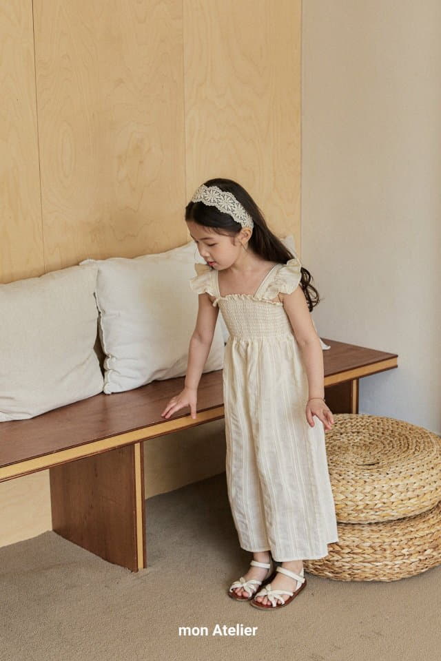 Mon Atelier - Korean Children Fashion - #littlefashionista - Avocado Jumpsuit - 3