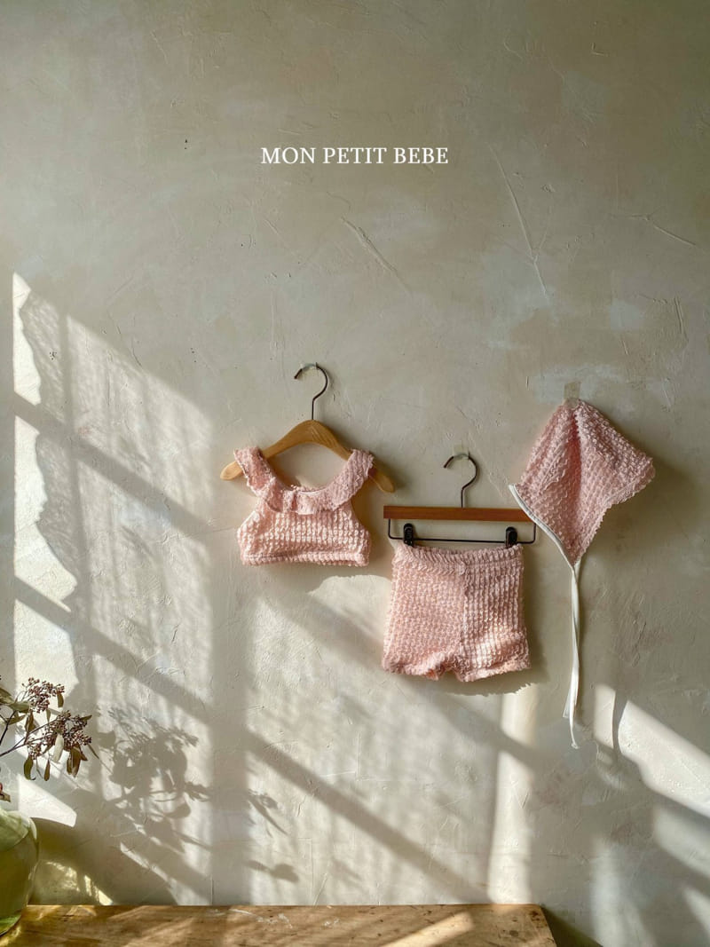Mon Petit Bebe - Korean Baby Fashion - #babyootd - Sua Lace Swimwear - 11