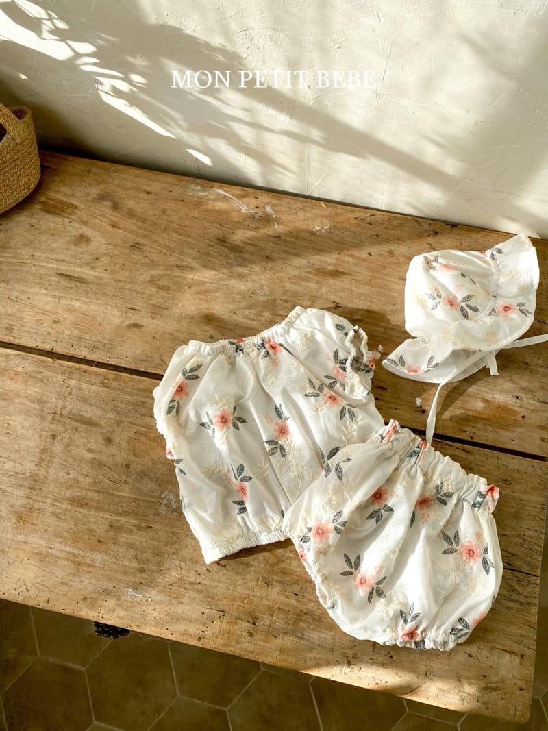 Mon Petit Bebe - Korean Baby Fashion - #babywear - Botte Embrodiery Hat - 10