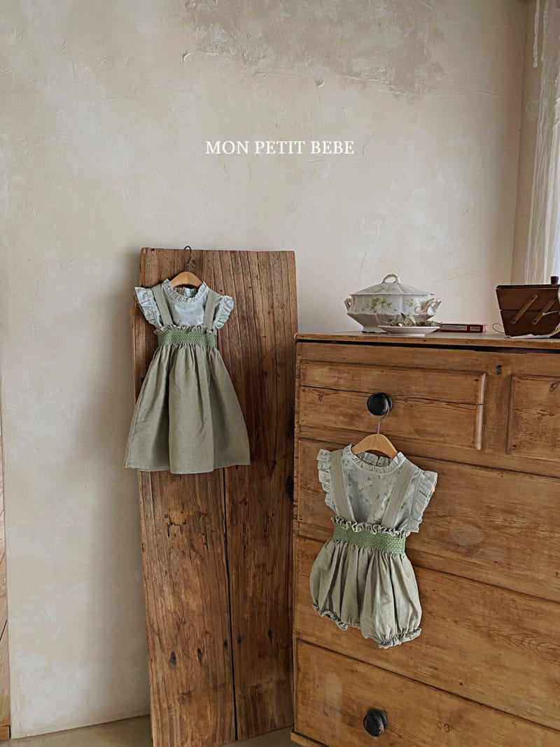 Mon Petit Bebe - Korean Children Fashion - #prettylittlegirls - Smocked Lev One-piece - 4